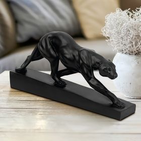 ART DECO PANTHER ON THE PROWL STATUE