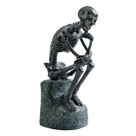 SKELETON THINKER STATUE