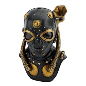 STEAMPUNK APOCALYPSE GAS MASK STATUE