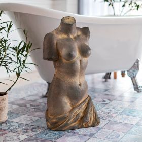 NUDE FEMALE TORSO STATUE