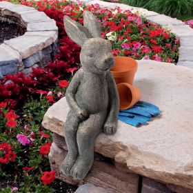 RESIDING RABBIT SITTING BUNNY STATUE