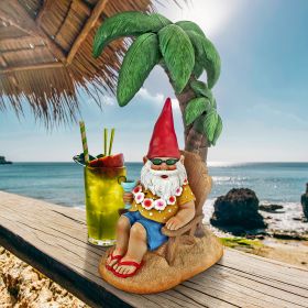 BEACH COMBER GNOME DUDE GARDEN STATUE