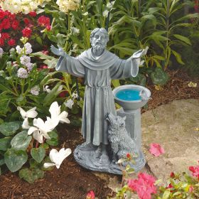 ST FRANCIS GARDEN BLESSING STATUE