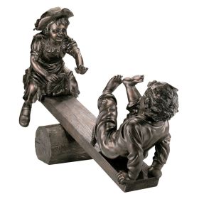 LIGHTER THAN AIR GIRL & BOY STATUE              NR