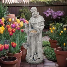 LARGE NATURES NURTURER ST FRANCIS STATUE        NR