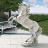 LIFE SIZE UNBRIDLED POWER HORSE STATUE      FRT-NR