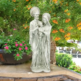 LARGE HOLY FAMILY STATUE