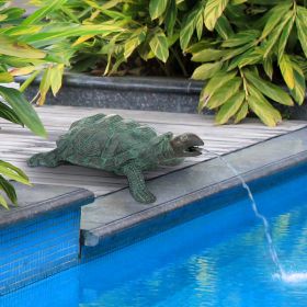 TRAIPSING TURTLE BRONZE STATUE