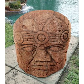 COLOSSAL MEGALITHIC OLMEC HEAD STATUE       FRT-NR