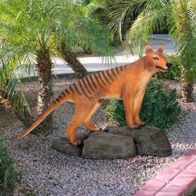 MYSTERIOUS TASMANIAN TIGER STATUE           OS3-NR