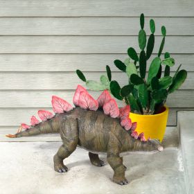 STEGOSAURUS SCALED DINOSAUR STATUE          OS3-NR