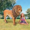 LIFE SIZE KING OF THE LIONS STATUE          FRT-NR