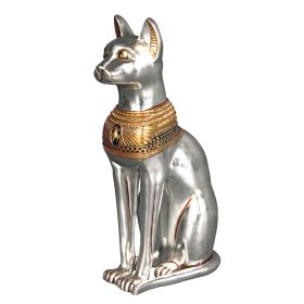 LARGE EGYPTIAN CAT GODDESS BASTET STATUE        NR