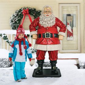 LARGE JOLLY SANTA CLAUS STATUE              OS3-NR