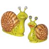 S/2 ENORMOUS ESCARGOT STATUES