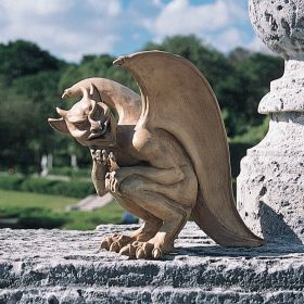 CAMBRIDGE HOPPING GARGOYLE STATUE