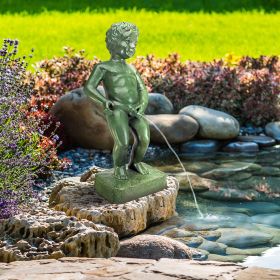 PEEING BOY OF BRUSSELS BRONZE STATUE