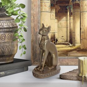 MEDIUM BASTET CAT GODDESS OF ANCIENT EGYPT STATUE