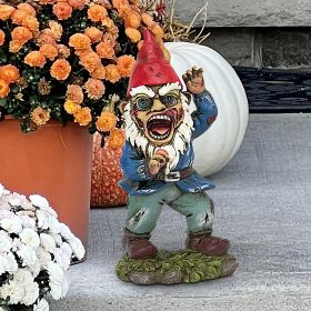 ATTACK OF THE DEAD ZOMBIE GNOME STATUE