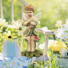 GERTIE THE ENGLISH FLOWER FAIRY STATUE