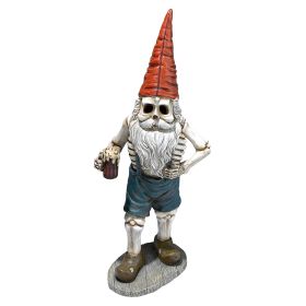 OKTOBERFEST HANS SKELETON GNOME STATUE