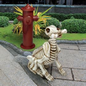 FETCH THE SKELETON DOG STATUE