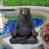 BEING ONE WITH THE HONEY ZEN BEAR STATUE