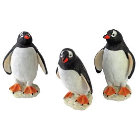 S/3 BABY PENGUIN STATUES